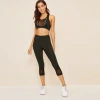 WISH2020 Summer New Style toe mesh decorated Cycling pants and fitness leggings Item Picture